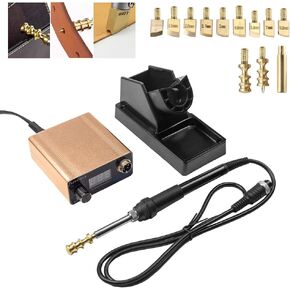 BAUSATZ Electric Leather Heat Edge Creaser Machine Sealing Stamping Heater AC 110-230V Internally Heated Type Electric Leather Ironing Machine