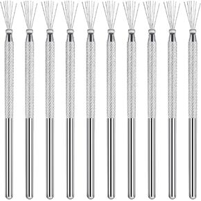 10Pcs Clay Needle Tools, Seven Needles Wire Texture Tool, Clay Modeling Tools for Ceramic Polymer Pottery Sculpting, Texturing, Modeling