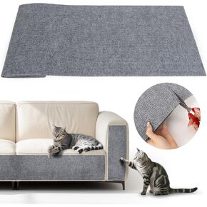 59"x13.7" Cat Scratch Furniture Protector-Cat Couch Protector,Trimmable Self-Adhesive Carpet,for DIY Climbing Scratching Board,Cat Tree,Scratching Post,Wall Shelves,Scratch Pad,Pet House