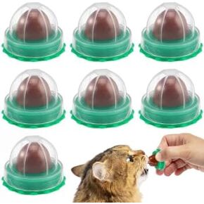besportble 10pcs catnip balls cat catnip ball natural لعق جدار صالح للأكل على Cat Licker Toy Lollipop