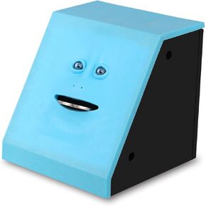 AOZBZ Face Bank, Face Money Eating Box Cute Facebank Piggy Bank for Coins Box Brick Automatic Money Coin Saving Bank for Children Toys Gifts Home Decoration (for up 3 Years Old)