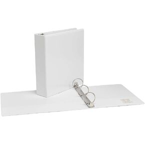 Staples 374812 2-Inch Simply View Binder with Round Rings White