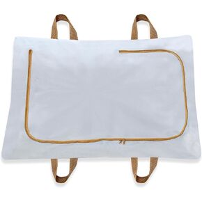 Pet Body Bag for Burial. Suitable for 20-40lb Dogs, Cats, Rabbits, Ferrets, Absorbent Underpad, 4 Handles, Zipper.