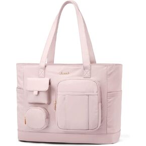 LOVEVOOK Laptop Tote Bag for Women Work, Teacher Tote Nurse Bags with Zipper for Travel, Daily, College