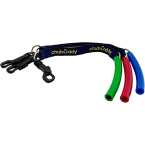 Chubuddy Big Strong Chewable Tubes – 3 Pack (Red, Blue, Green) – Durable Clip-On Oral Sensory Toy for Aggressive Chewers – Autism, ADHD, Special Needs – Chewables for Kids, Teens, and Adults Ages +3