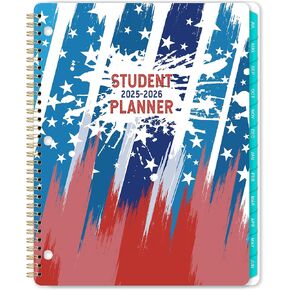 Coboll Student Planner 2025-2026 - 2025-2026 School Planner from July 2025 - June 2026, 2025-2026 Academic Planners with Stickers & Inner Pocket for Middle/High School, College Students, 8.5" X 11"