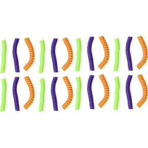 Curious Minds Busy Bags 24 Mini Pencil Coil Wraps - Sensory Fidget Toy for Students, Adults and Children Office Calming Toy