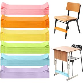 Sratte 60 Pcs Chair Bands for Kids with Fidgety Feet Fidget Bands Alternative Flexible Seating in Classroom for Kids with Sensory ADHD ADD Autism and Sensory Needs (Macaron Colors)