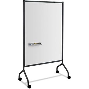 Safco Impromptu Full Whiteboard, Double-Sided Magnetic Dry Erase Board for Home, Office and Classroom, Commercial Grade Steel Frame with Swivel Wheels