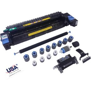 CE977A-DMK-USA (RM1-6180 CE707-67912) Deluxe Maintenance Kit for HP Color Laserjet CP5520 CP5525 M750 Includes CE977A Fuser, RM1-6128 Transfer Roller, Tray 1-6 Roller Kit (110V)