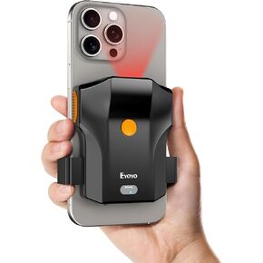 Eyoyo Bluetooth Barcode Scanner Wireless: Portable Phone Back Clip 1D Bar Coder Reader للمكتبة ، متجر البيع بالتجزئة ، مخزون الكتب - Fast UPC ISBN Scanner متوافق مع 4.7 "-7.2" هاتف Android ، iPhone