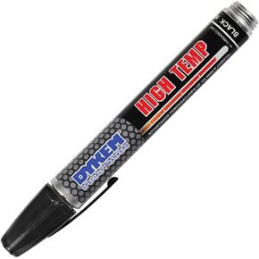 Dykem High Temp Fusing Pen - Black - Medium Point - Works on Glass, Ceramics, and More