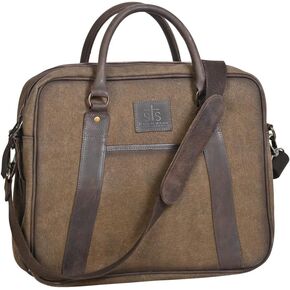 StS Ranchwear Western Briefcase Mens Trailblazer Zip Brown STS38865