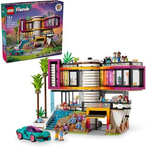 LEGO Friends Andrea's Modern Mansion Doll House - 4 Story Toy House Building Toy Set for Kids, Girls and Boys, Ages 14+ - Includes 11 Characters - Gift Idea for Birthdays & Holidays - 42639
