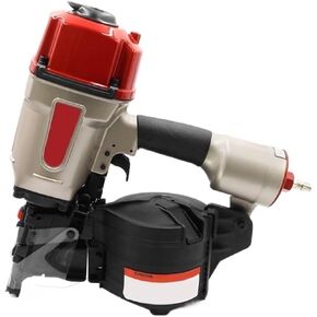 Oil-Free Pneumatic Staple Gun CN90B Pneumatic Coil Nail Gun 50mm-90mm Large Capacity Pneumatic Nail Gun
