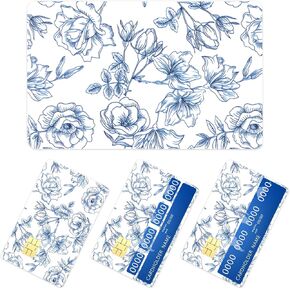 4PCS Credit Card Skin, Credit Card Sticker Removable Debit Card Skin Cover Debit Card Skin Slim Waterproof Removable Skin