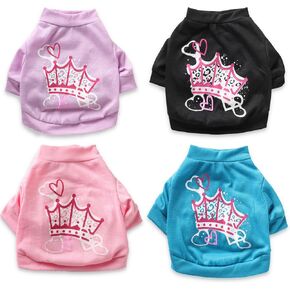 Dog T-Shirts for Small Dogs Girl Free Kisses Cotton Sleeve T Shirts for Puppy Girls, Medium