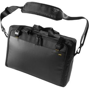 Spigen Klasden Proive Business Messenger Business Counter حقيبة مع حزام الأمتعة لـ MacBook Pro/Air Lenovo و HP والمزيد