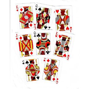 Blacks Factor, Poker-Sized, 12 Distinct African Royalty Face Cards, Black Mudcloth Back Design, Red and Black Jokers