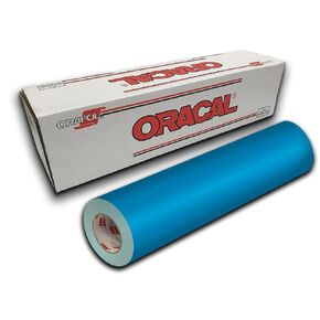 Oracal 631 معرض Cal Matte Finish - 12 "× 10 قدم - الأزرق الفاتح 053