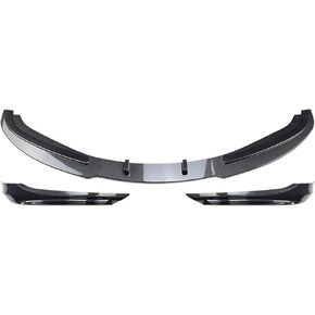 Spoiler Separator, 2009-2012 Compatible with BMW 3 Series 320i 318i 320d E90 E91 LCI Maxton Front Under Bumper Splitter Lip Spoiler Facelift Guard Protector(Carbon Look 5PCS)