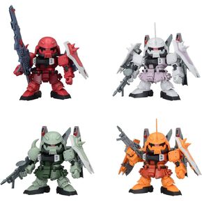 BANDAI Hobby KIT BB Senshi Gundam ZGMF ZAKU Series Set