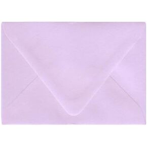 Grapesicle Lavender A1 Euro Flap Envelopes, 3 5/8 x 5 1/8 inches, Set of 10, Made from Pop-Tone Paper, Purple