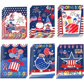 16 Pcs Independence Day Coloring Books Bugs Party Favors Bulk Mini Coloring Books Bulk for Kids DIY Art Drawing Activity Book Set for Bug Themed Birthday Party Supplies