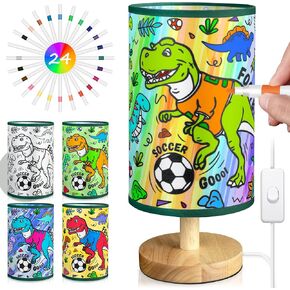 NuuNuy Paint Your Own Unicorn Lamp Kit for Kids, Art Supplies Arts & Crafts Kit, DIY Night Light Painting kit for Kids 6-12, Girls Boy Creative Birthday Gift Ages 3 4 5 6 7 8 9 10 11 12+