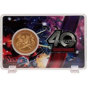 Transformers 40th Anniversary 24k Gold Plated Coin