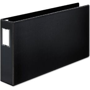 Cardinal® Premier 11" x 17" Binder, Easy Open® Locking Slant-D® Rings, 3", 650-Sheet Capacity, Black with Spine Label Holder