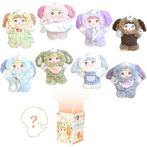 شخصيات Nommi Blind Box ، 1 PC Nommi Puppy Diary Series Plush Blind Box (1 من 9 أنماط محتملة) ، شخصيات قابلة للتحصيل من Kawaiii Vinyl Plush لقضاء عطلة عيد ميلاد العطلة