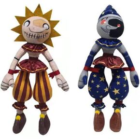 Ktveih Sun and Moon Plush Toy Set Stuffed Animal Doll Fan Made plushies for Boy Girl Plush Gift 2pcs
