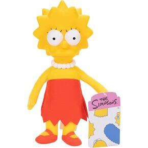 Disney The Simpsons Lisa Plush Features Soft Fabric Body with Sculpted Head Officially Licensed