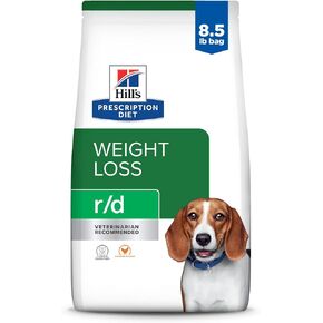 Hill's Prescription Diet r/d Weight Loss Chicken Flavor Dry Dog Food, Veterinary Diet, 27.5 lb. Bag