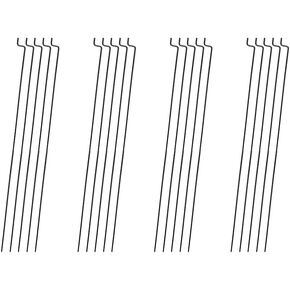 20PCS RC Airplane Z Type Pushrod Steel Wire Push Pull Rod Pushrod for RC Plane Helicopter Boat Ship DIY Model Aircraft Connecting Rod Parts (1.2x100mm)