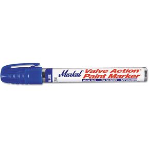 Markal 96825 Valve Action Paint Marker, Blue