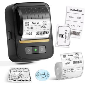 آلة صانع الملصقات مع شريط ، N20 Bluetooth Thermal Label Printer لتسميات الباركود 2 بوصة ، طباعة عالية الدقة ، تطبيق متعدد الاستخدامات ، Impresora de equeetas onshesivas للعناوين ، المنزل ، الأعمال الصغيرة