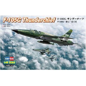Hobby Boss F-105G Thunderchief Airplane Model Building Kit