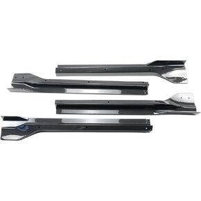 Spoiler Separator, Compatible with Jeep Grand Cherokee SRT/SRT8/Wk2 2012-2021 Car Side Skirt Extension Splitter Lip Spoiler Diffuser Accessories(Glossy Black)