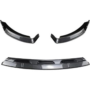 Spoiler Separator, 2020-2023 Compatible with Benz GLE W167 C167 GLE350 GLE450 GLE53 Car Front Bumper Lip Splitter Diffuser Spoiler Guard Protector Kit(Glossy Black)