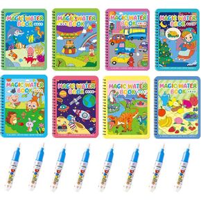8pcs كتاب مائي ماجيك ، كتاب رسم مائي ماجي