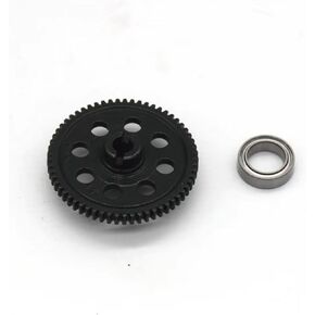 RC Spare Part Compatible with Traxxas for Latrax for Teton 1/18 RC Car Upgrade Parts Accessories Metal 60T Main Gear Reduction Gear 7640