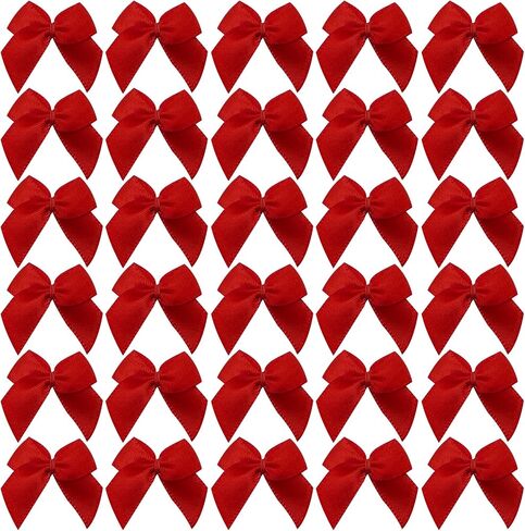 100 PCS أقواس صغيرة أسود للحرف اليدوية ، 1 بوصة صغيرة من أقواس الشريط الساتان الصغيرة البهجة دبابيس DIY الحرف الهدايا حفل زفاف STCKING SCRABKING in Kuwait