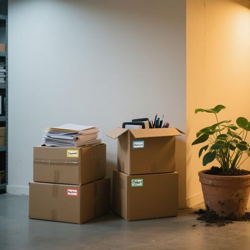 Plain Name Tag Stickers Colorful Border Name Tag Labels, 3.5" x 2.25"Colors 500 Pcs Blank Tag Labels with Perforated Line for School Office Home in Kuwait