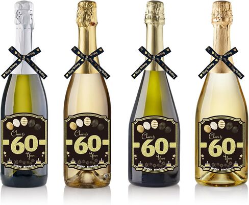 SUMERK 6 PCS 50th عيد ميلاد ملصقات مع أقواس - ملصقات جمالية مقاومة للماء للبطاقات والزجاجات - عيد ميلاد سعيد 50 in Saudi Arabia