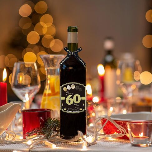 SUMERK 6 PCS 50th عيد ميلاد ملصقات مع أقواس - ملصقات جمالية مقاومة للماء للبطاقات والزجاجات - عيد ميلاد سعيد 50 in Saudi Arabia