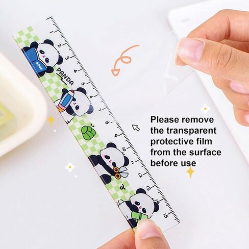 4 Pcs Cute Rulers Acrylic Ruler 15cm Lovey Animal Ruler Cartoon Straight Ruler Small Ruler Centimeter Measuring Ruler Journal Ruler (Cartoon Animal) in Saudi Arabia
