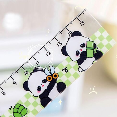 4 Pcs Cute Rulers Acrylic Ruler 15cm Lovey Animal Ruler Cartoon Straight Ruler Small Ruler Centimeter Measuring Ruler Journal Ruler (Cartoon Animal) in Saudi Arabia