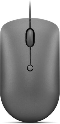 Lenovo 400 USB-C Compact Wired Mouse – Pocket Friendly Portable Mouse for Notebook or Large Computer Monitor, Black in Kuwait